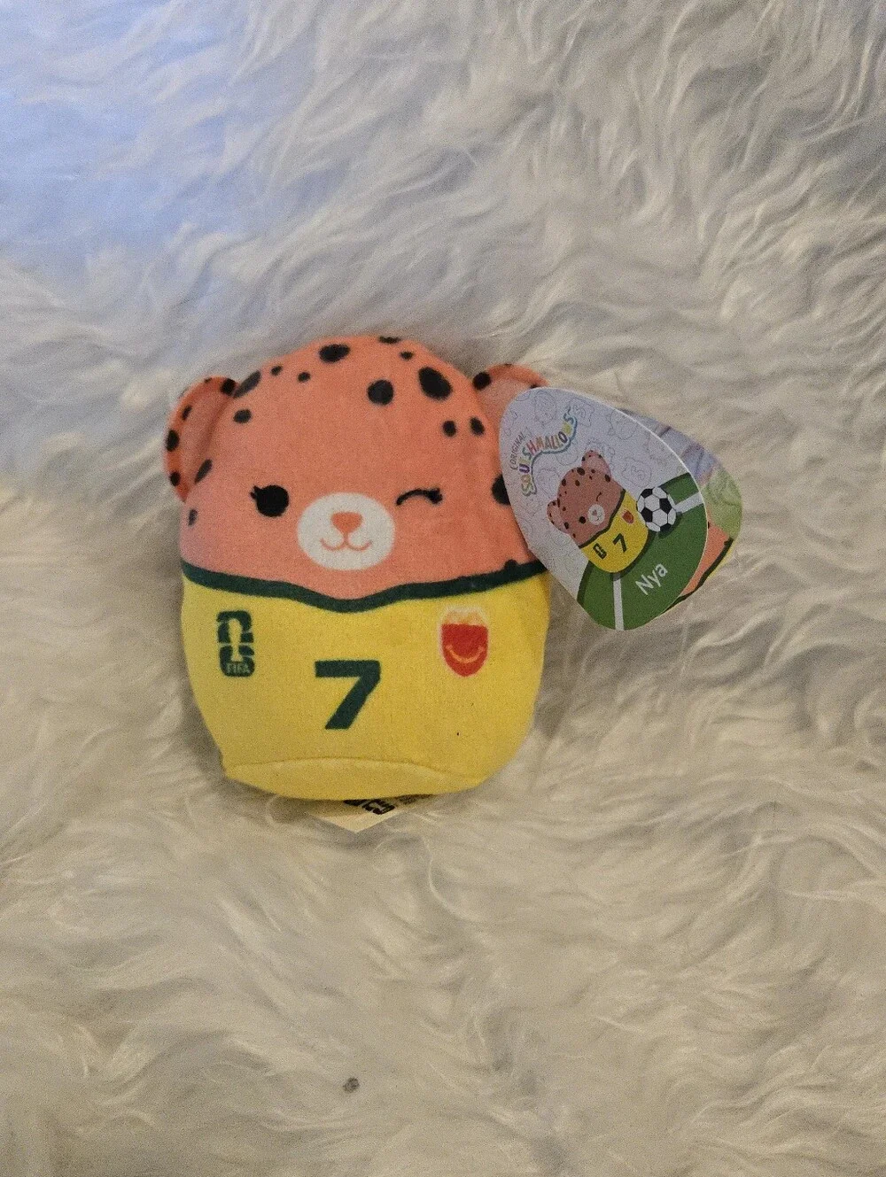 McDonald's Happy Meal Nya #7 Plush Soccer Squishmallow Fifa World Cup